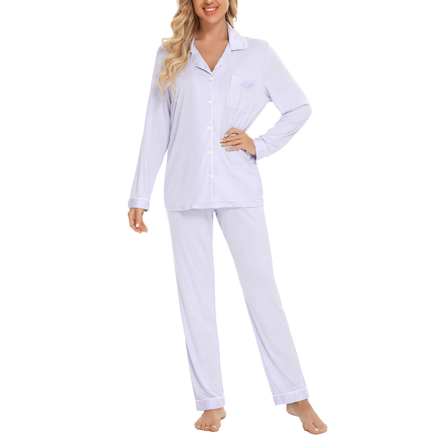 Naturally breathable bamboo sleepwear sets, perfect for hot sleepers
